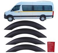 INLY 4 Pezzi protezione passaruota paraurti parafango ABS nero Rivestimento ruota Accessori per auto Parti di stile compatibile con Sprinter W907 destra e sinistra (2018-2024)