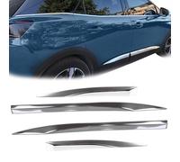 Inly Parts INLY 4 pezzi modanature laterali cromate in acciaio inox compatibili con 3008 (dal