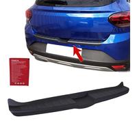 INLY Protezione del paraurti Protezione del paraurti posteriore Modanature protettive Modanatura di protezione della vernice del bagagliaio ABS Mat Nero compatibile con Sandero (2021-2023)