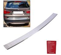 INLY Protezione paraurti in acciaio inox protezione paraurti posteriore cromo opaco compatibile con X3 F25 (2010-2017)