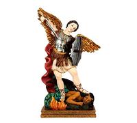 Inmaculada Romero IR Arcangelo San Michele Figura 40 cm. Protezione della Chiesa Immagine Resina Base