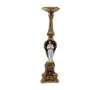 Inmaculada Romero IR Barca A Vela con Angelo, 31 Cm, Color Oro, Finitura in Resina