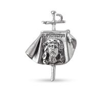 Inmaculada Romero IR Ciondolo Cristo dei Toreri in argento sterling 925 massiccio, 28 mm. Messaggio: IL PROTETTORE