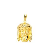 Inmaculada Romero IR Cristo della Buona Morte, ciondolo a forma di testa di Cristo in oro 9k, 19 mm cavo