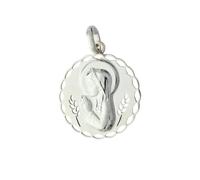 Inmaculada Romero IR Medaglia per la Prima Comunione della Vergine Maria Bambina, Argento Sterling 925, 20 mm. Incisione inclusa nel prezzo - Personalizzabile - INCISIONE INCLUSA NEL PREZZO