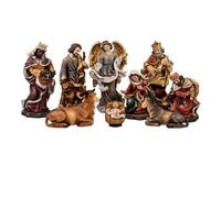 Inmaculada Romero IR Mistero Nascita Natale 9 Pezzi 27 cm. Presepe classico Resina Figura Sacra Famiglia Re Magi