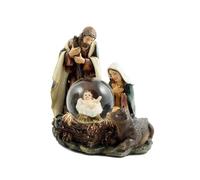 Inmaculada Romero IR Natività Mistero Natale 11 Cm. Gesù Bambino Palla D'Acqua Figura Resina Classico Presepe Vergine Maria