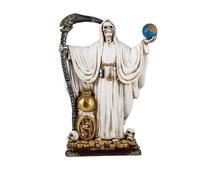 Inmaculada Romero IR Santa Morte Bianca Figura 30 cm. Immagine Resina rappresenta purezza Pace e protezione