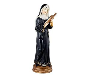 Inmaculada Romero IR Santa Rita Figura 40 cm. patrona cause impossibili Problemi coniugali Immagine Resina zoccolo