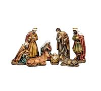 Inmaculada Romero IR Set Presepe Natalizio Mystery, 8 Pezzi, 40 Cm. Presepe Classico Con Gesù Bambino, La Vergine Maria E San Giuseppe.