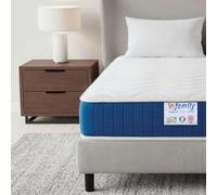 INmaterassi Materasso Memory Una Piazza e Mezza 120x190 - Altezza 20 cm - Amazonia Memo Materasso Memory Foam Ortopedico, Anallergico, Antiacaro e Traspirante - Waterfoam 100% Made in Italy