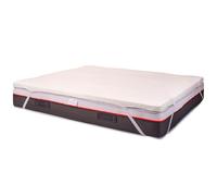 INmaterassi - Topper per Materassi, Correttore in Memory Foam, Coprimaterasso Ortopedico, Antiacaro e Antibatterico, Sfoderabile e con Fasce Angolari, Alto 5 cm, Letto Matrimoniale 170 x 190 cm