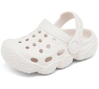 INMINPIN Unisex Bambini Zoccoli Ragazzi Ragazze Bambino Sandali da Giardino Estivi Ciabatte Scarpe Mare Spiaggia Piscina,Bianco,28 EU= Fabbricante 29