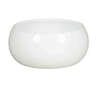 INNA-Glas Ciotola di Ceramica Bianco, 8,5cm, Ø18cm - vasi per Piante/Scodella Ceramica