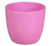 INNA-Glas Piccola fioriera Ceramica, Rosa, 6cm, Ø7,5cm - vasi per Fiori/portavasi