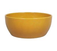 INNA-Glas Vaso da Fiori Giallo ocra, 9,5cm, Ø24,5cm - vasi per Piante/Scodella Ceramica