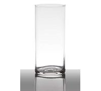 INNA-Glas Vaso da Fiori Sansa, Cilindro/Rotondo, Trasparente, 19 cm, Ø9 cm - Vaso da Piante/Portafiori di Vetro