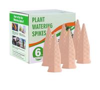 Innaffiare Piante in Vacanza, Annaffiare Piante in Vacanza, Set 6 Coni Irrigatori per Piante, Set Irrigazione a Goccia, Irrigazione Automatica per Piante da Interno, per Interni Esterni Giardino