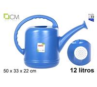 Innaffiatoio in plastica annaffiatoio 12lt con manico e doccetta per da giardino