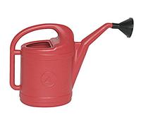 Innaffiatoio in plastica rosso con riserva d'acqua 4 litri - Mobil Plastic