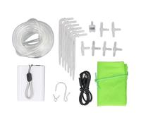 Innaffiatore Automatico Timer Digitale, Kit Irrigazione Goccia a Goccia per 6 Piante in Vaso - Pompa Integrata, Basso Rumore, Programmazione Facile per Orto e Giardino