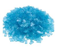 INNAL 1000 mattoncini da costruzione Classic Bulk, pietre piatte, blu mattoni, trasparenti, blu chiaro, 1 x 2 piastrelle, pietre trasparenti per bambini a partire dai 3 anni, compatibili con grandi