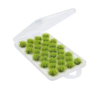 INNAL 32 Pezzi Erba Statica Ciuffi,Paesaggi Erba D'Erba,Erba Resina,Ciuffi D'erba Modello,DIY Ferroviario Treno Paesaggio Erba per La Decorazione Del Giardino,DIY Deco Dell'erba in Miniatura