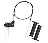 INNAL Set di Manopole per Gas Rapidi per Moto Impugnatura e Cavo Dell'Acceleratore Girevole con Manico Gruppo Acceleratore per Moto Gas Rapido Scooter Adatti per 50cc-150cc 200cc 250cc ATV Dirt Bike