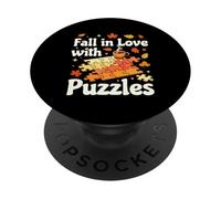 Innamorarsi Con Puzzle Stagione Accogliente Autunno PopSockets PopGrip Adesivo