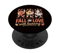 Innamorarsi di apprendimento divertente stagione di cadute ideale insegnante PopSockets PopGrip Adesivo
