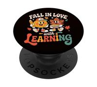Innamorarsi di apprendimento divertente stagione di cadute ideale insegnante PopSockets PopGrip Adesivo