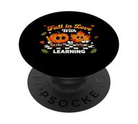 Innamorarsi di apprendimento Educatore Abbigliamento Divertente Zucche PopSockets PopGrip Adesivo