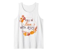 Innamorarsi di Gesù Autunno Christian Harvest Mamma papà Bambino Canotta