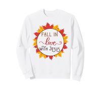 Innamorarsi di Gesù Autunno Christian Harvest Mamma papà Bambino Felpa