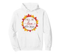 Innamorarsi di Gesù Autunno Christian Harvest Mamma papà Bambino Felpa con Cappuccio