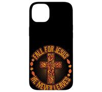Innamorarsi di Gesù non lascia mai il design grafico cristiano Custodia per iPhone 14 Plus