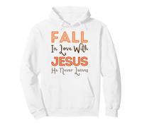 Innamorarsi di Gesù Non Lascia mai Speranza alla Fede Cristiana Felpa con Cappuccio