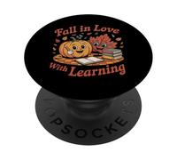 Innamorarsi di Learning cute autum insegnante PopSockets PopGrip Adesivo