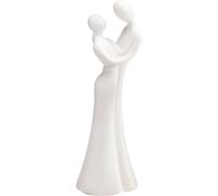 Innamorati braccio sul collo Statuetta In Resina bianco luna Grande h 30 cm bianco bianco
