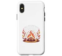 Innamorati dei falò Divertente Autunno Campeggio Foresta Divertimento Custodia per iPhone X/XS