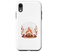 Innamorati dei falò Divertente Autunno Campeggio Foresta Divertimento Custodia per iPhone XR