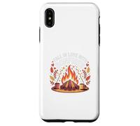 Innamorati dei falò Divertente Autunno Campeggio Foresta Divertimento Custodia per iPhone XS Max