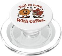 Innamorati del simpatico bevitore di caffè autunnale Coffee Coffee PopSockets PopGrip per MagSafe