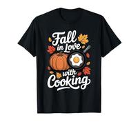 Innamorati della Cucina del Ringraziamento Cucina Autunnale Maglietta