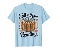Innamorati della Lettura dei Libri di Zucca di Autumn Vibes Maglietta