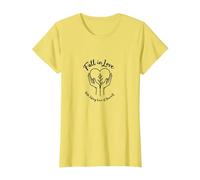 Innamorati di prendersi Cura di Te Stesso Inspirational Maglietta, Donna, Limone, L