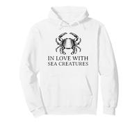 Innamorato delle Creature Marine (Ocean Statement) Felpa con Cappuccio