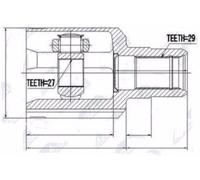 Innel Girevole Kit Giunti Dodge Durango 2004-Nuovo