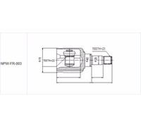 Innel Girevole Kit Giunti Focus C-Max 2003-, Focus 2004- / Sinistro-Nuovo