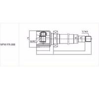 Innel Girevole Kit Giunti Ford Focus I 1.4, 1.6, 1.8 1998-2004 /Destro/ Nuovo